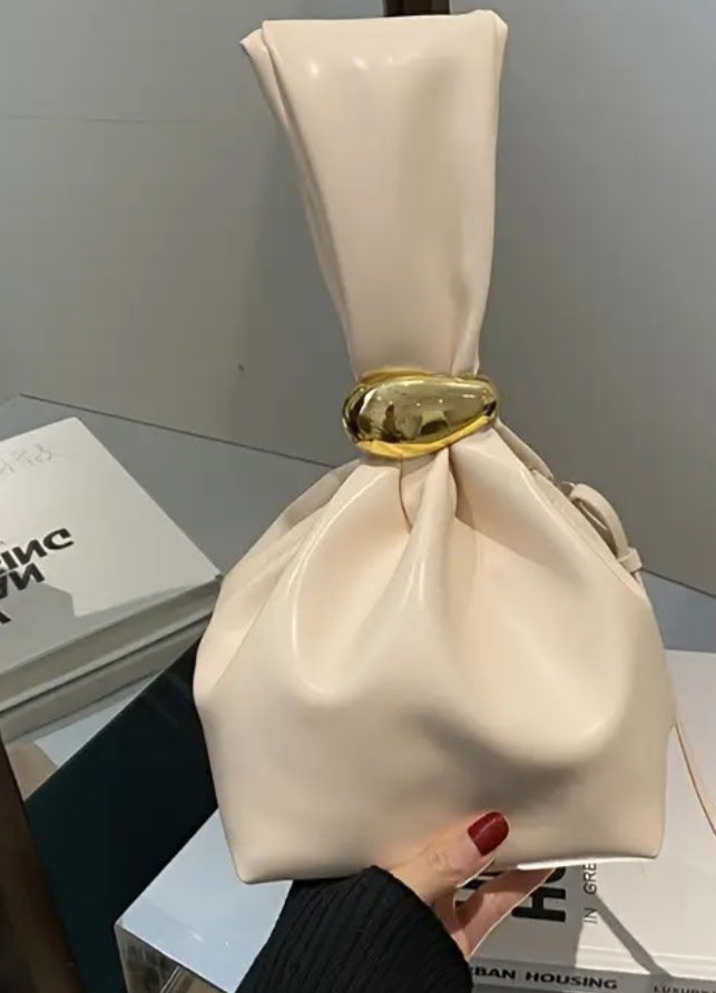 Leather Mini Bucket Bag